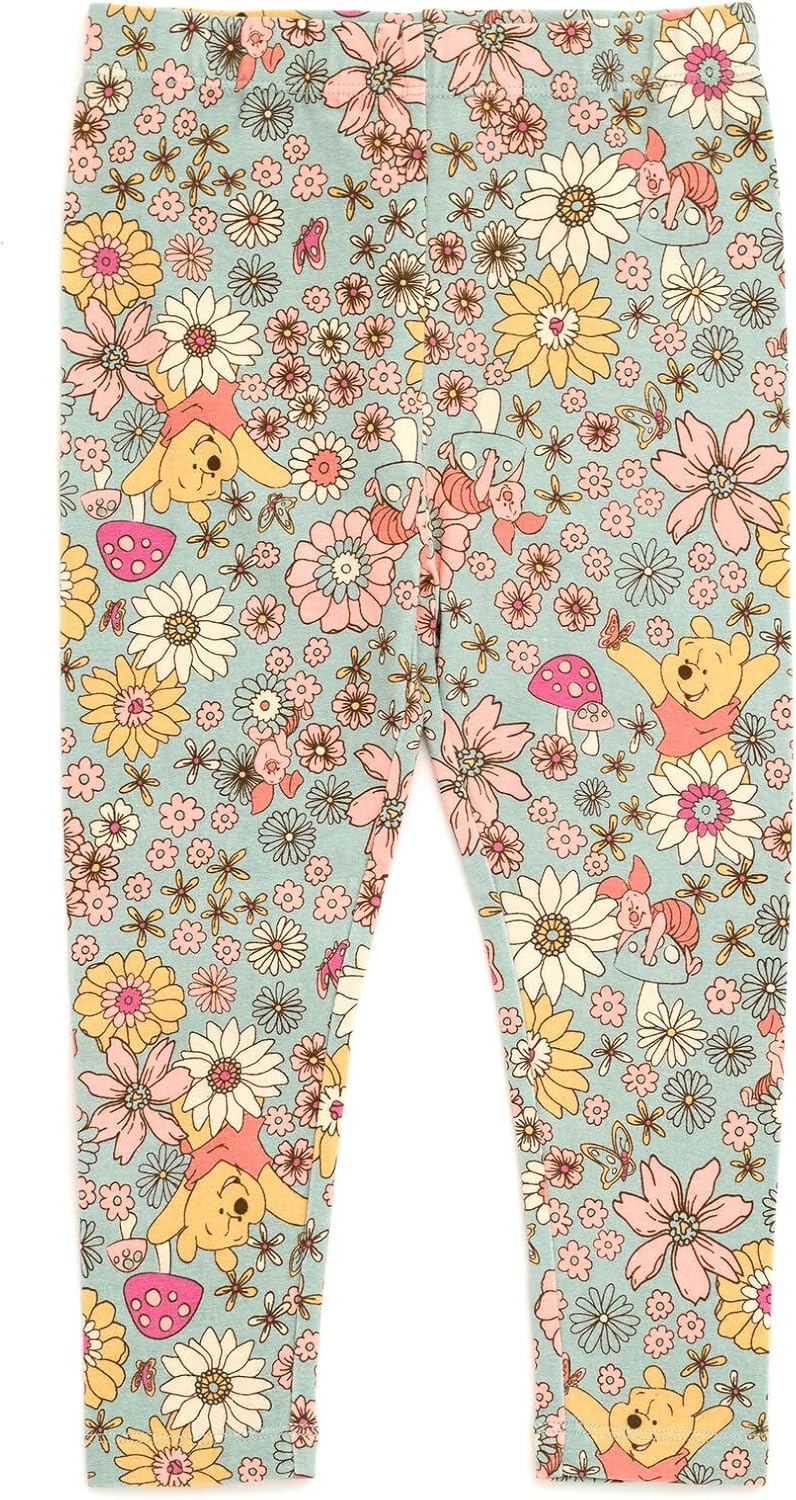 Disney Conjunto de sudadera y leggings florales Winnie the Pooh