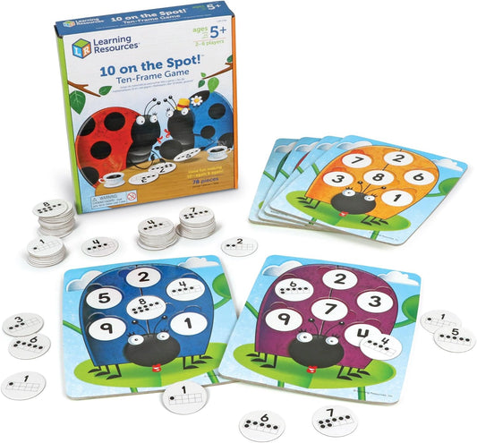 Learning Resources 2-6 jugadores,, juegos de aprendizaje de matemáticas