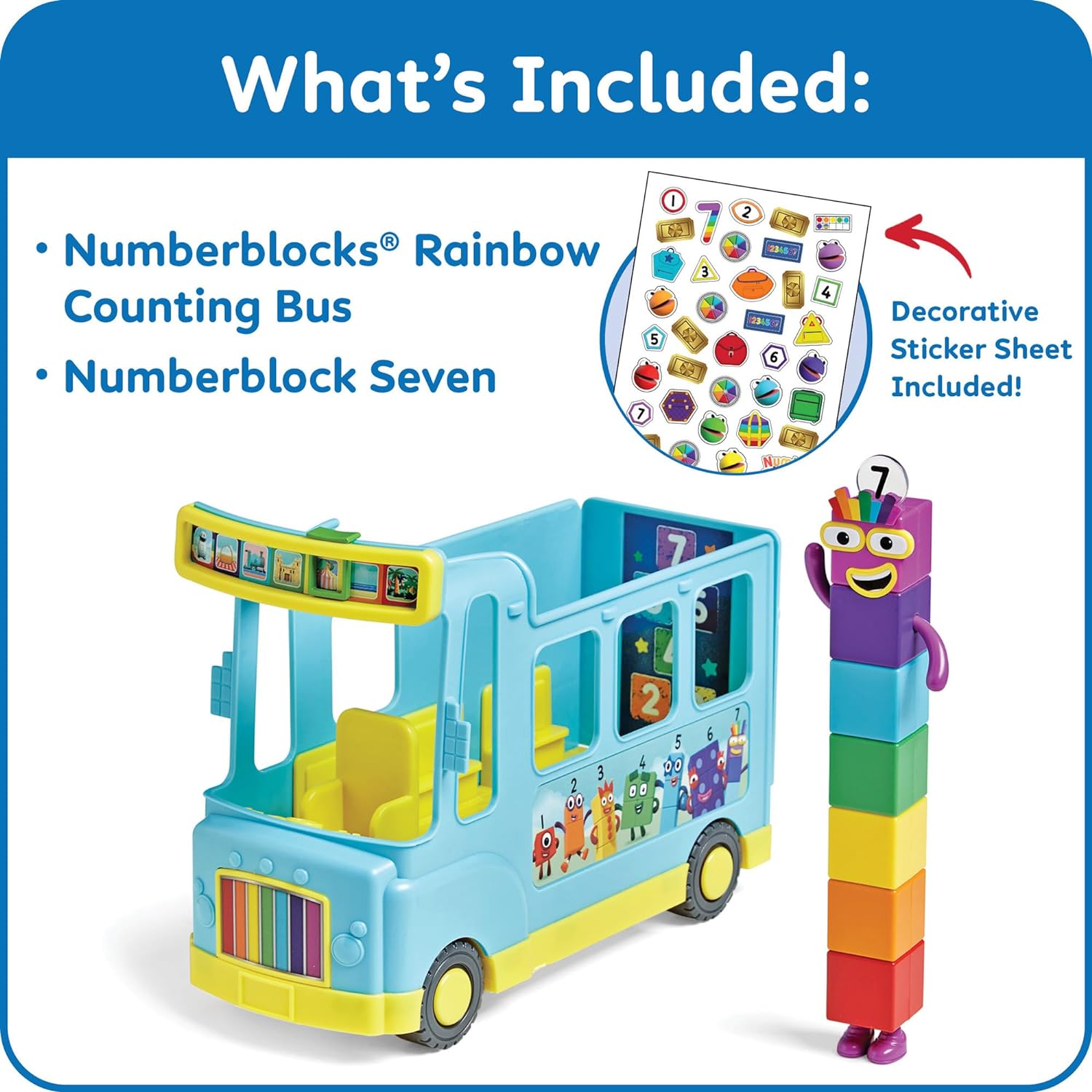 Numberblocks Rainbow Counting Bus