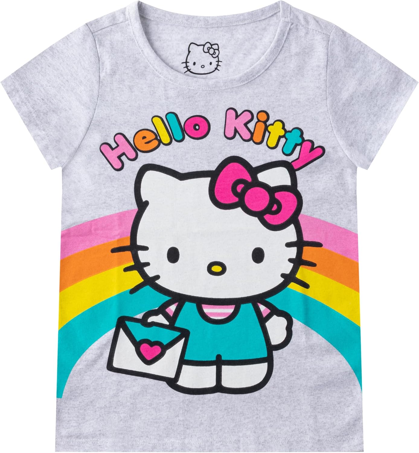 Hello Kitty Sanrio - Paquete de 4 camisetas de manga corta