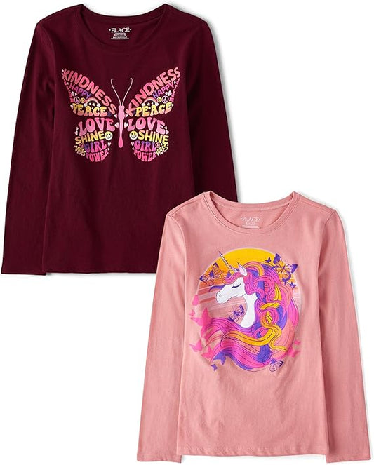 The Children's Place Camisetas estampadas de manga larga