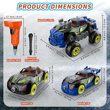 Auto desmontable, juego de rol, mecánico