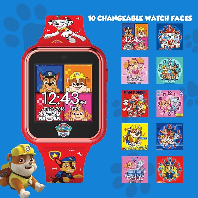 Reloj inteligente con cámara Paw Patrol