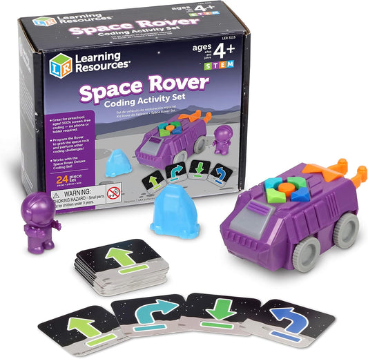 Learning Resources Space Rover - Juego de codificación de 23 piezas