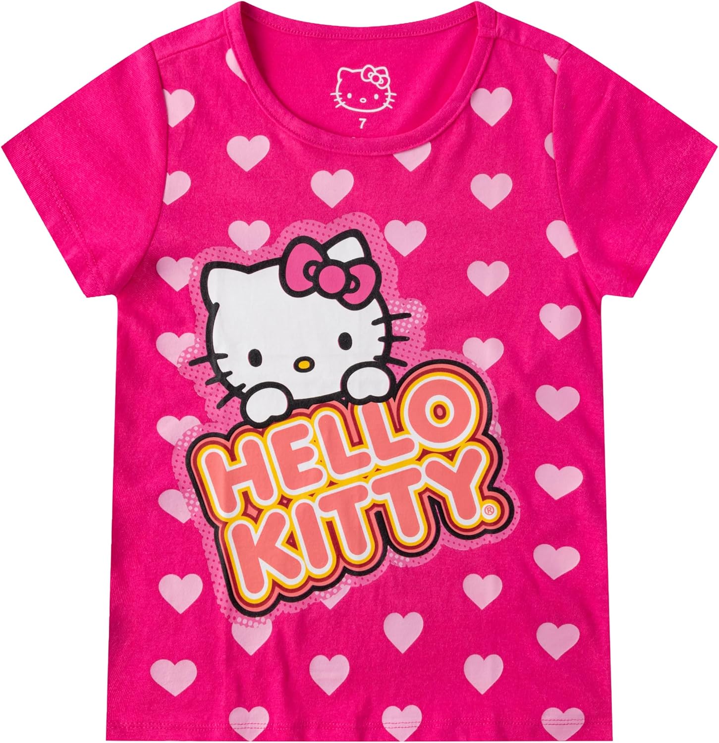 Hello Kitty Sanrio - Paquete de 4 camisetas de manga corta