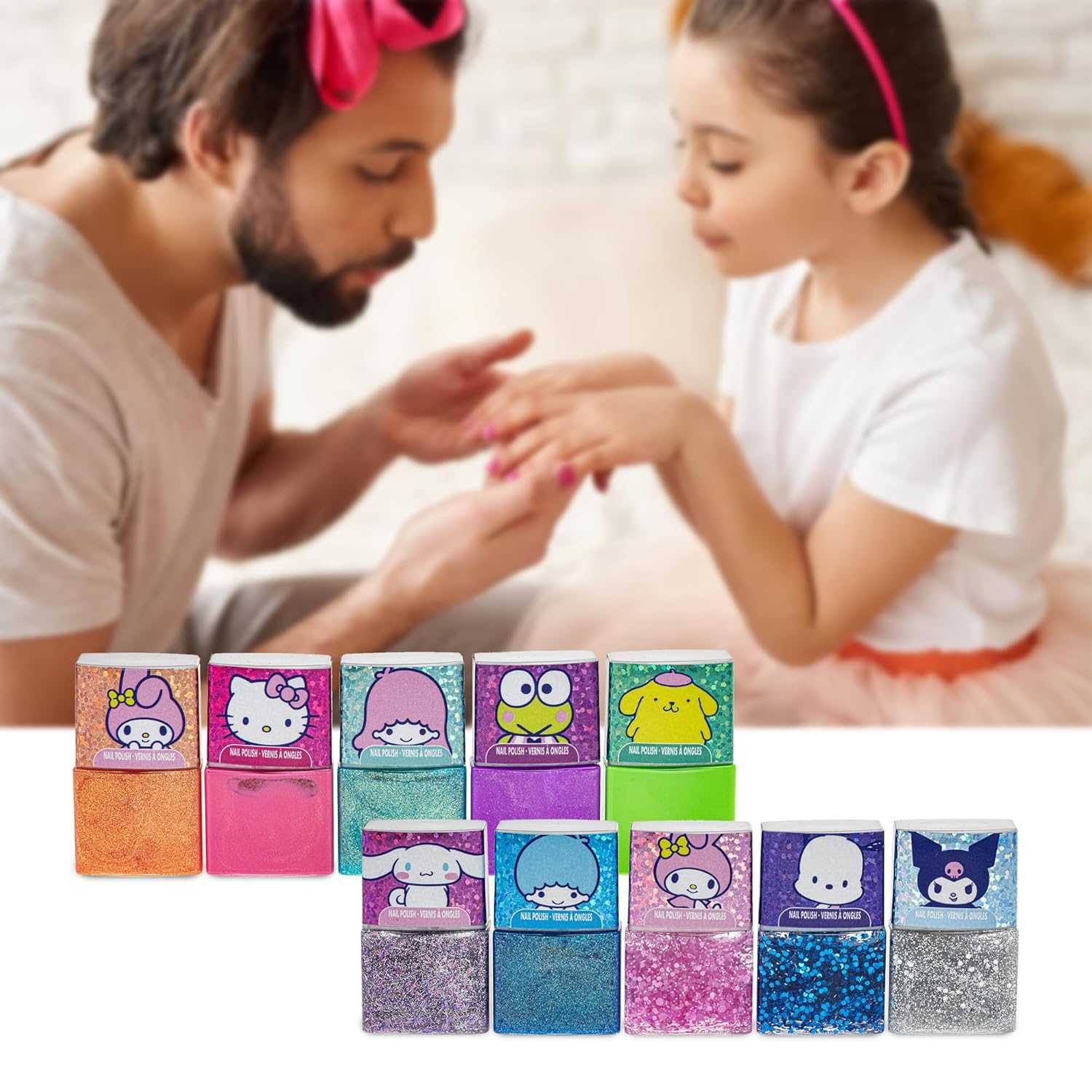 Hello Kitty and Friends - Juego de esmaltes de uñas