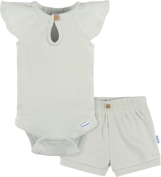 Gerber Conjunto de body y pantalones cortos