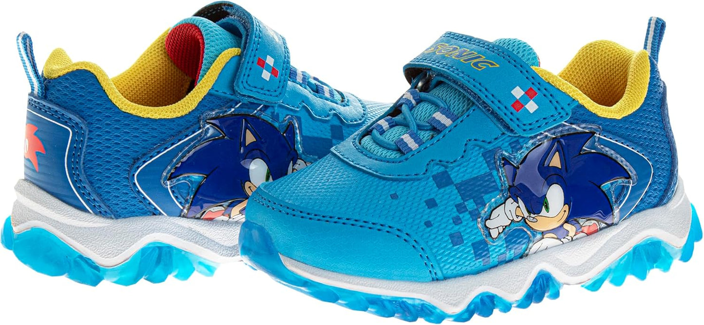 Sonic The Hedgehog - Zapatos deportivos ligeros con luz LED Tenis 