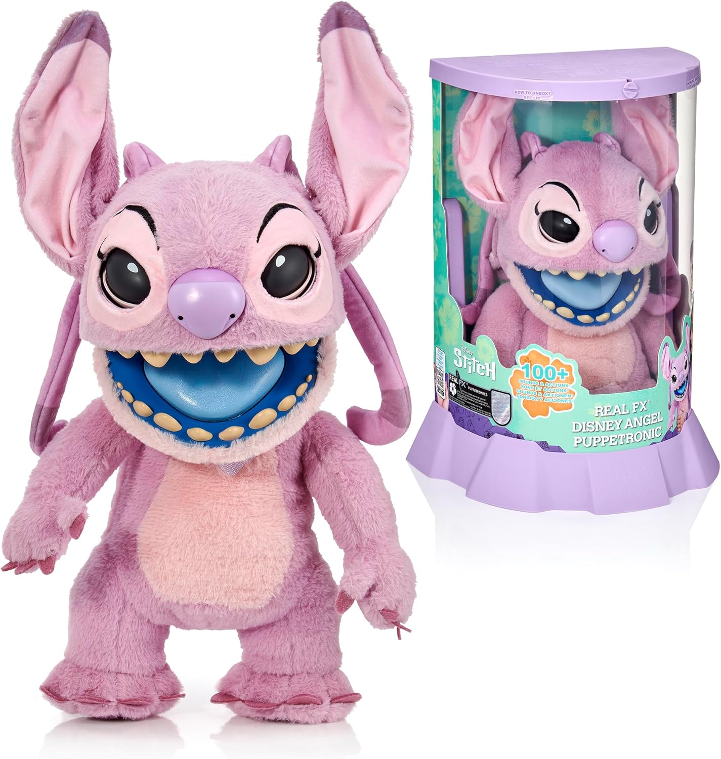 ¡Parece, siente y suena real! | Lilo & Stitch de Disney | Más de 100 acciones y sonidos | 18 pulgadas (Copia)