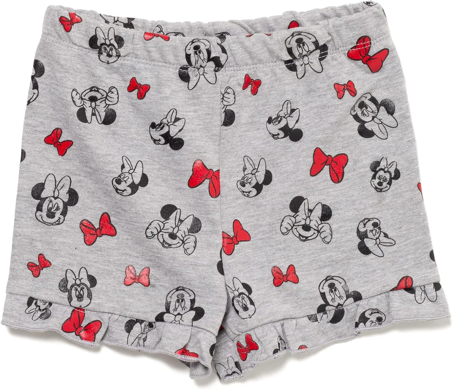 Disney Minnie Mouse - Conjunto de camiseta y pantalones cortos 