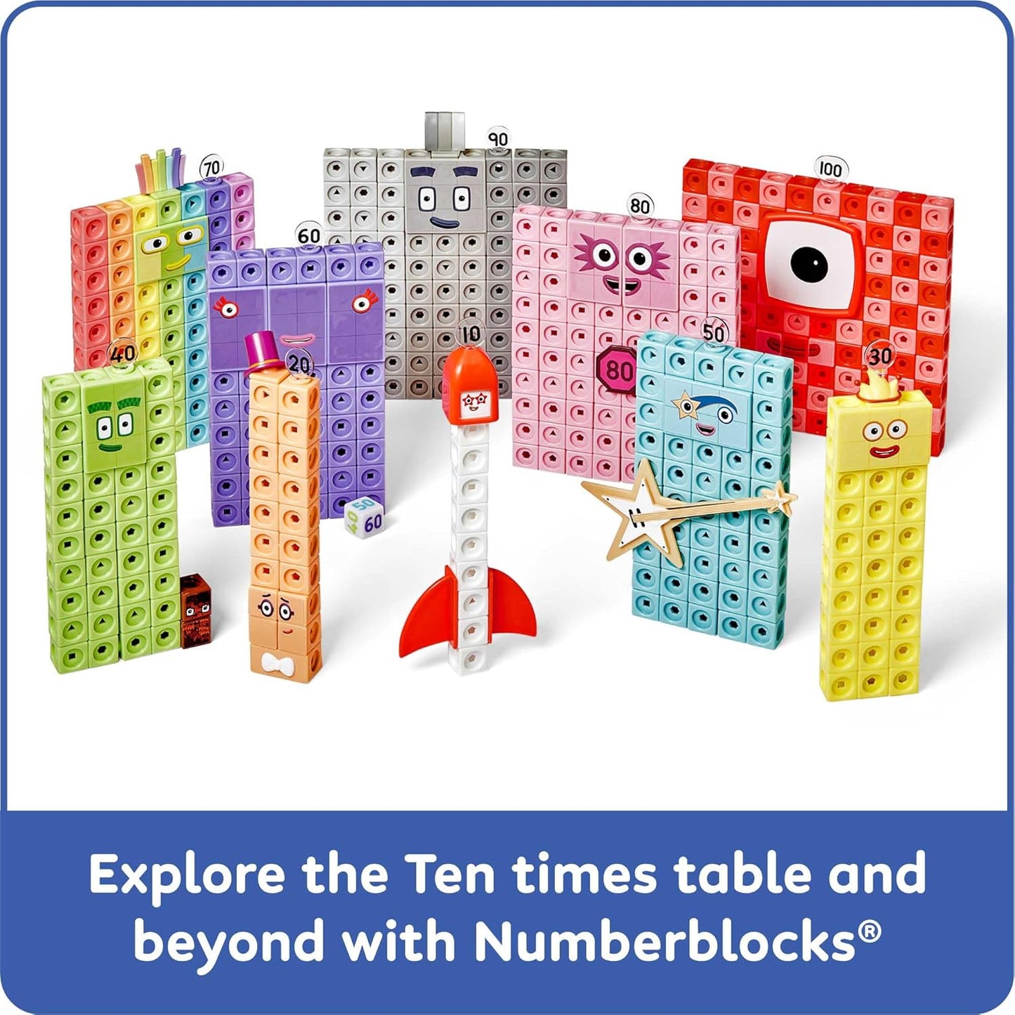 hand2mind Numberblocks Heroes con Ceros