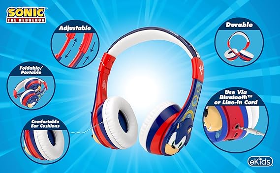 Sonic The Hedgehog - Auriculares Bluetooth