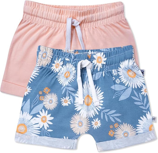 Pantalón corto con puños HonestBaby 100 % algodón orgánico