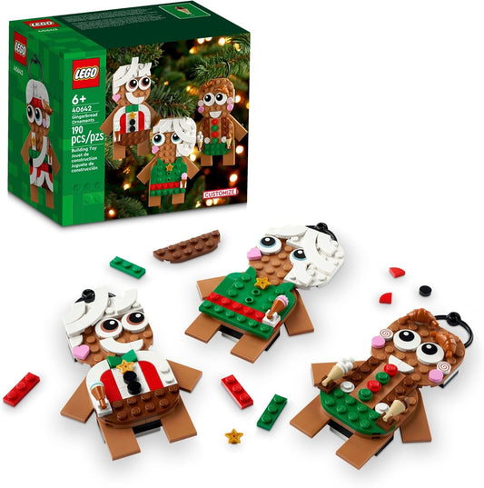 LEGO Adornos de pan de jengibre