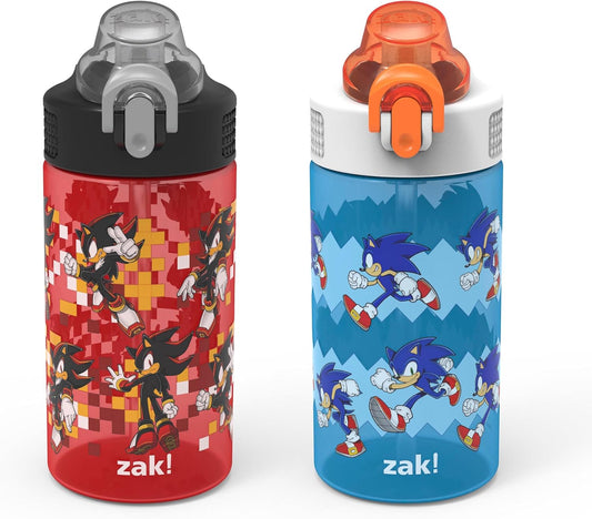 Zak Designs Cubierta de plástico duradera (16 onzas, juego de 2 unidades)