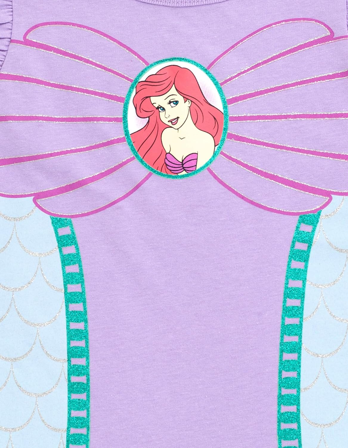 Disney Paquete de 2 camisetas Ariel La sirenita 