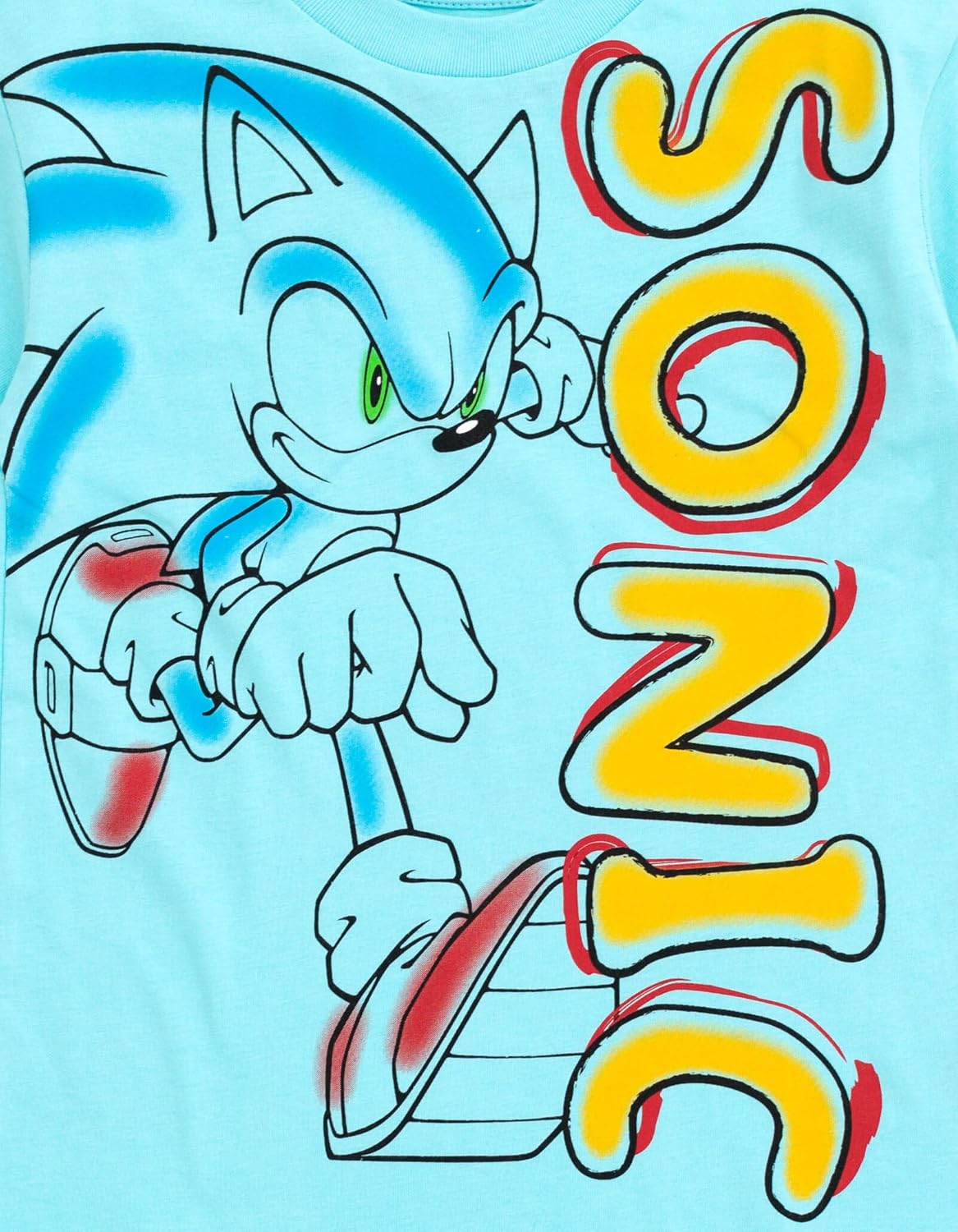 SEGA Sonic  - Paquete de 4 camisetas