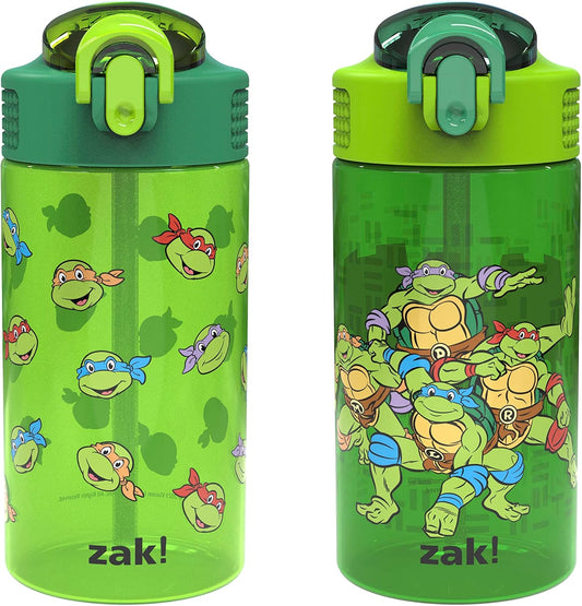 Zak Designs Cubierta de plástico duradera (16 onzas, juego de 2 unidades)