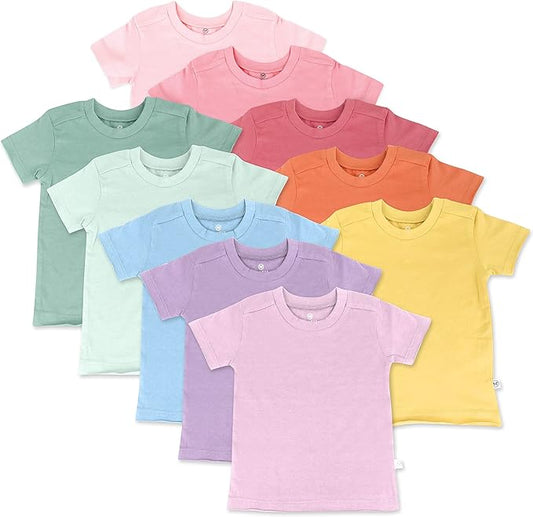 HonestBaby - Paquete múltiple de camisetas