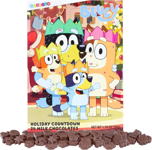 Calendario de Adviento con chocolates
