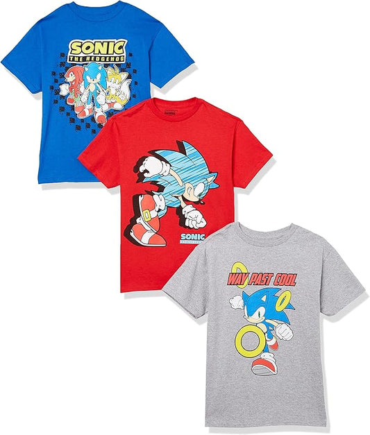 SEGA Hedgehog - Paquete de 3 camisetas