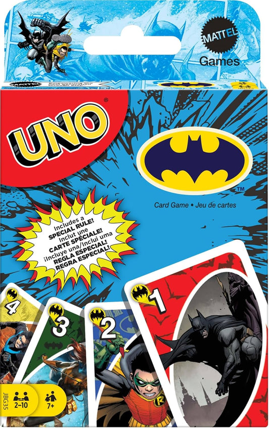 Mattel Games UNO - Juego de cartas de Batman