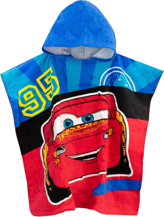 Disney Chicos Poncho Cars Rojo Talla única
