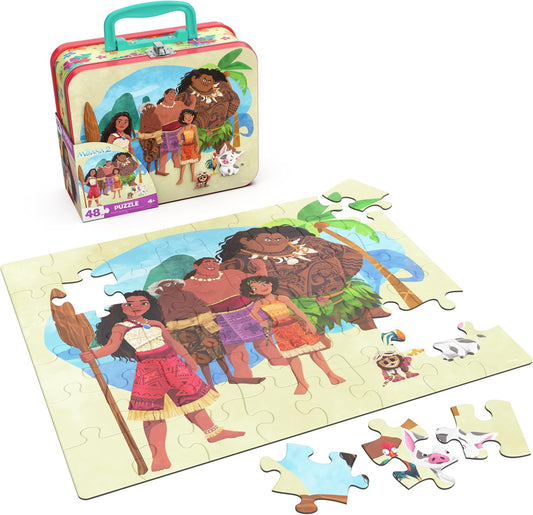 Disney Moana 2 rompecabezas en lata