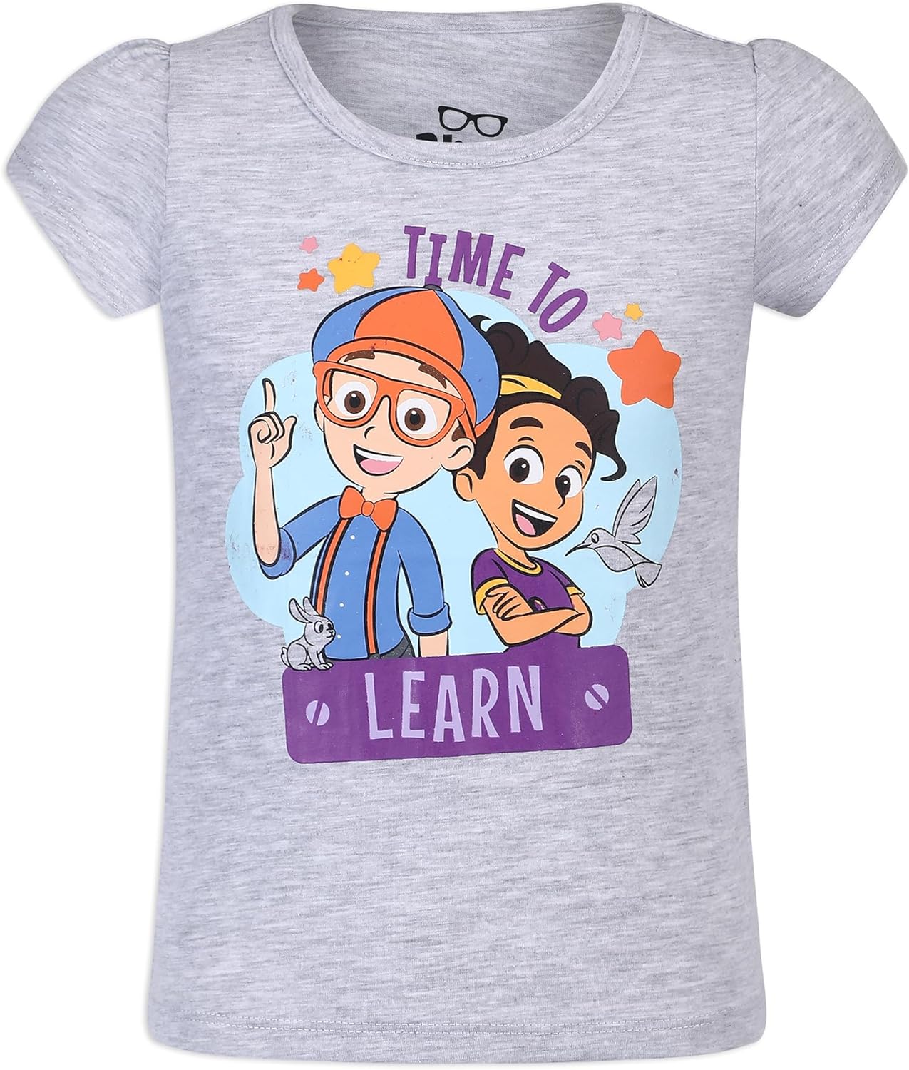 Blippi - Paquete de 3 camisetas de manga corta