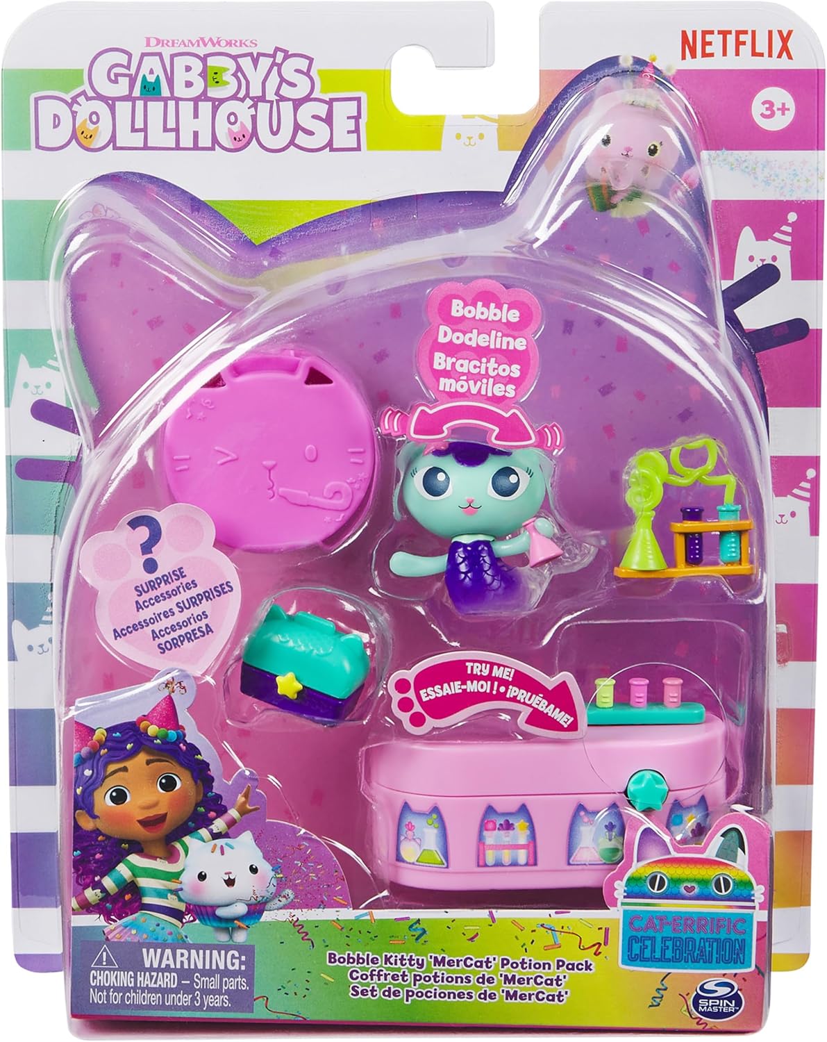 Gabby's Dollhouse, Figura con muebles y accesorios