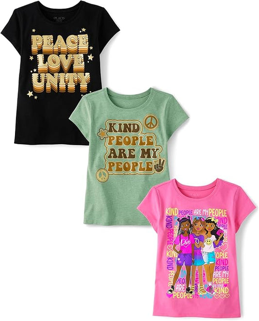 The Children's Place Camisetas gráficas de manga corta