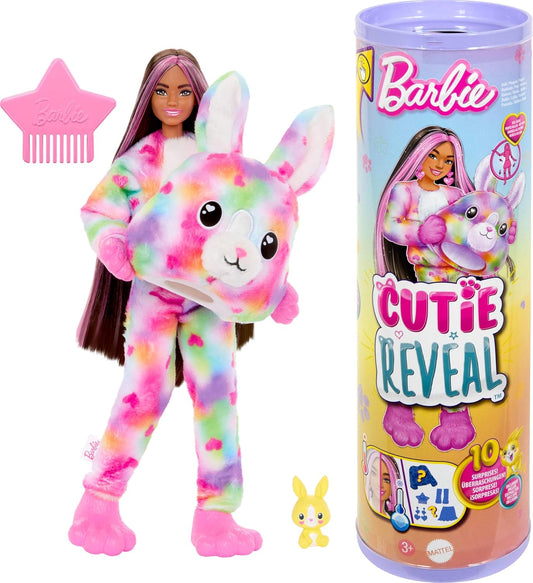Barbie Muñeca Cutie Reveal y accesorios