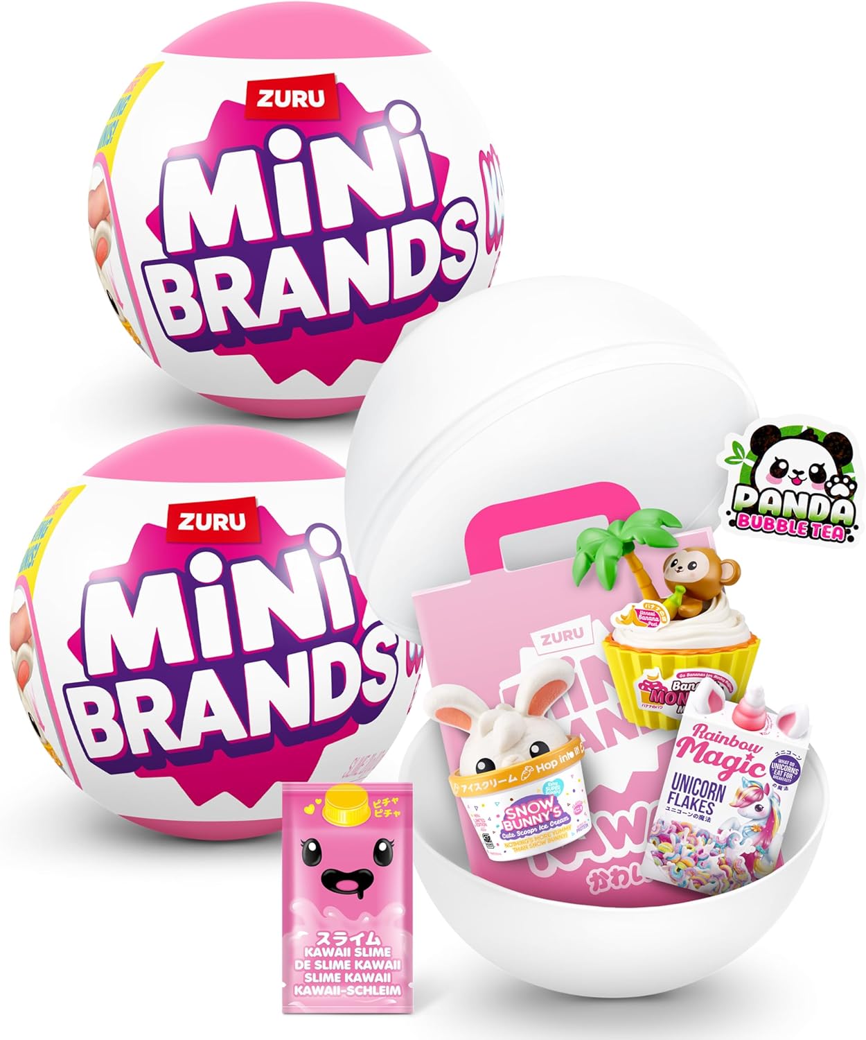 Mini Brands mini coleccionables Surprise Kawaii (Paquete de 2)