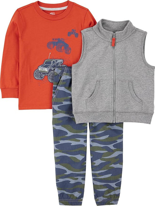 Simple Joys by Carter's Conjunto de ropa de juego de 3 piezas
