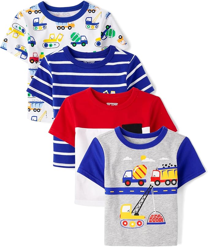 The Children's Place Camisetas de manga corta con cuello redondo
