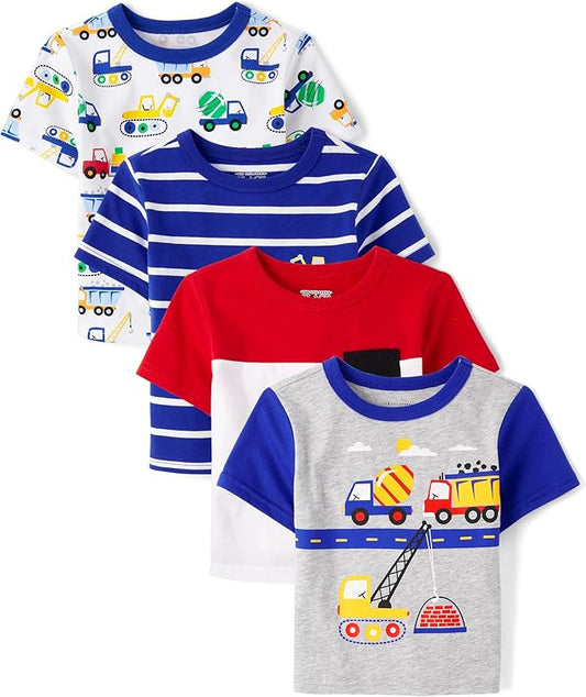 The Children's Place Camisetas de manga corta con cuello redondo