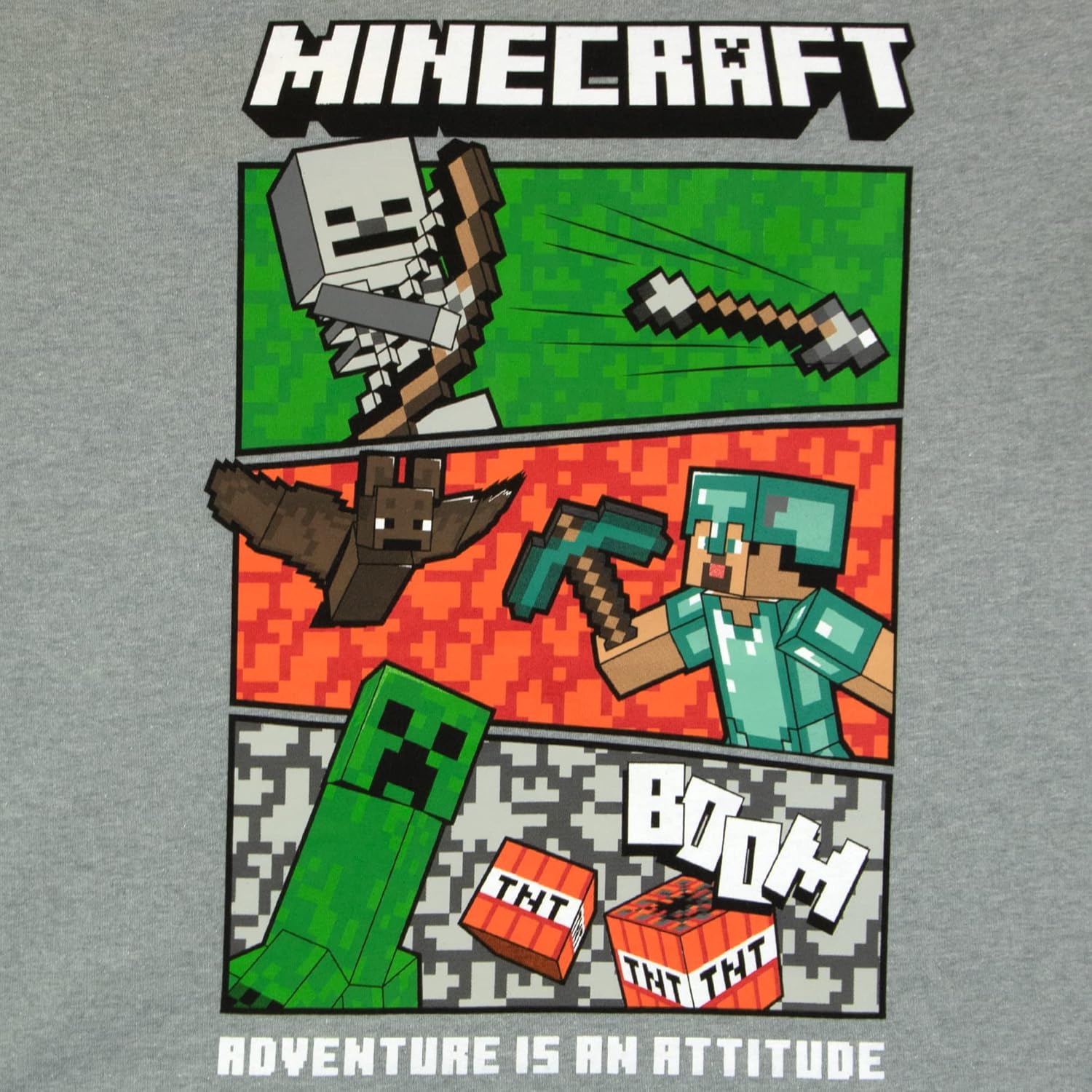 Pack 3 Camisetas, Minecraft 