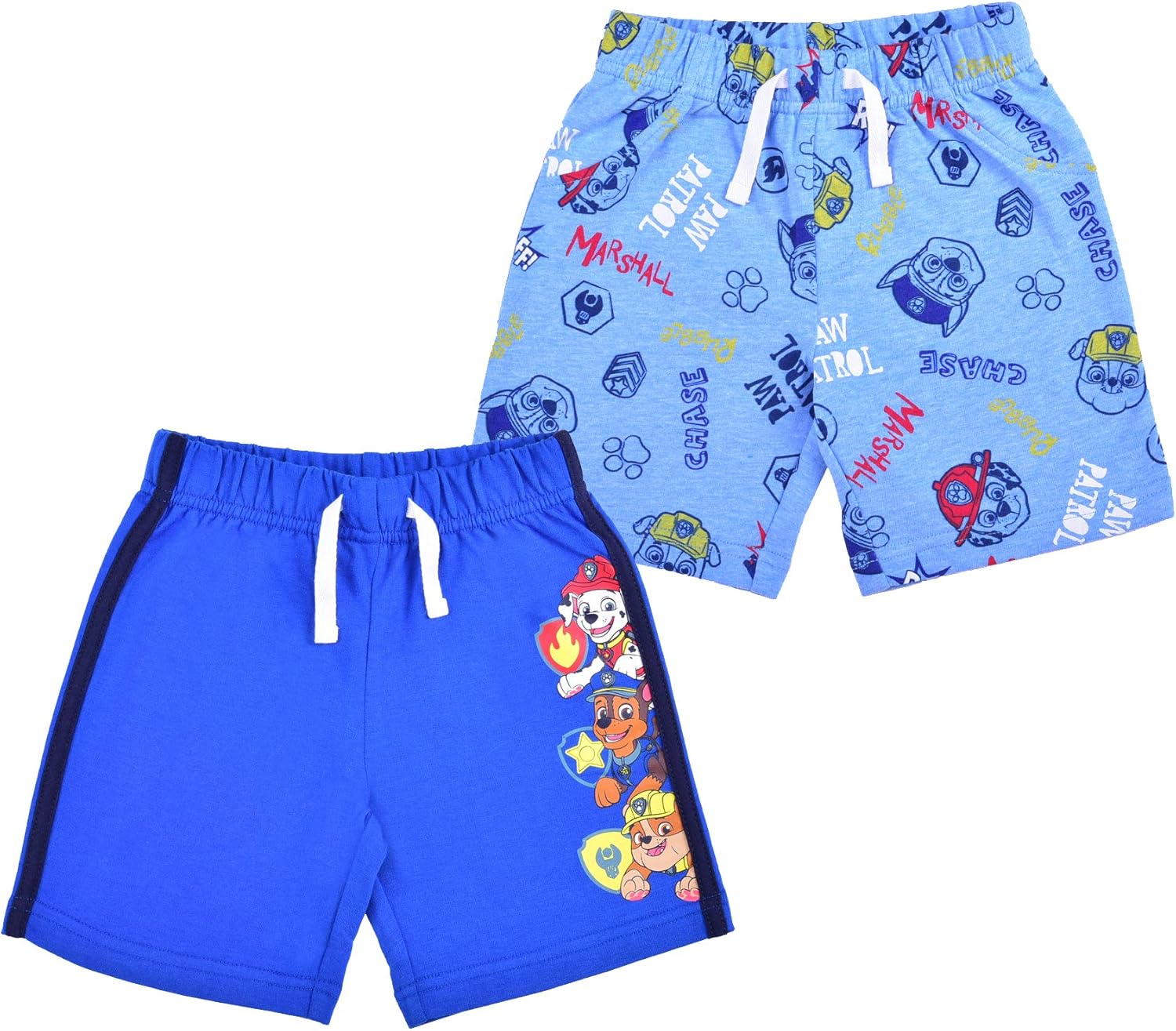 Paw Patrol Nickelodeon - Paquete de 2 pantalones cortos