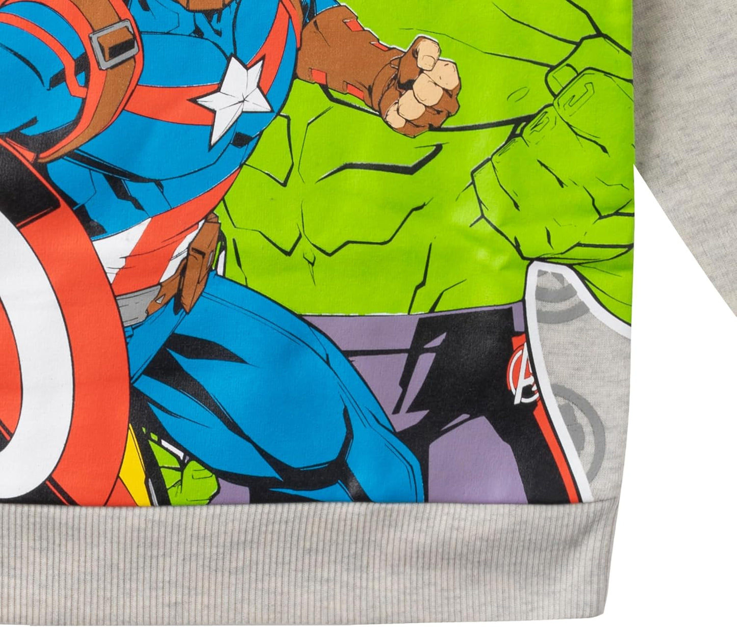 Marvel Vengadores Capitán América, Ironman y Hulk - Conjunto de sudadera y pantalones