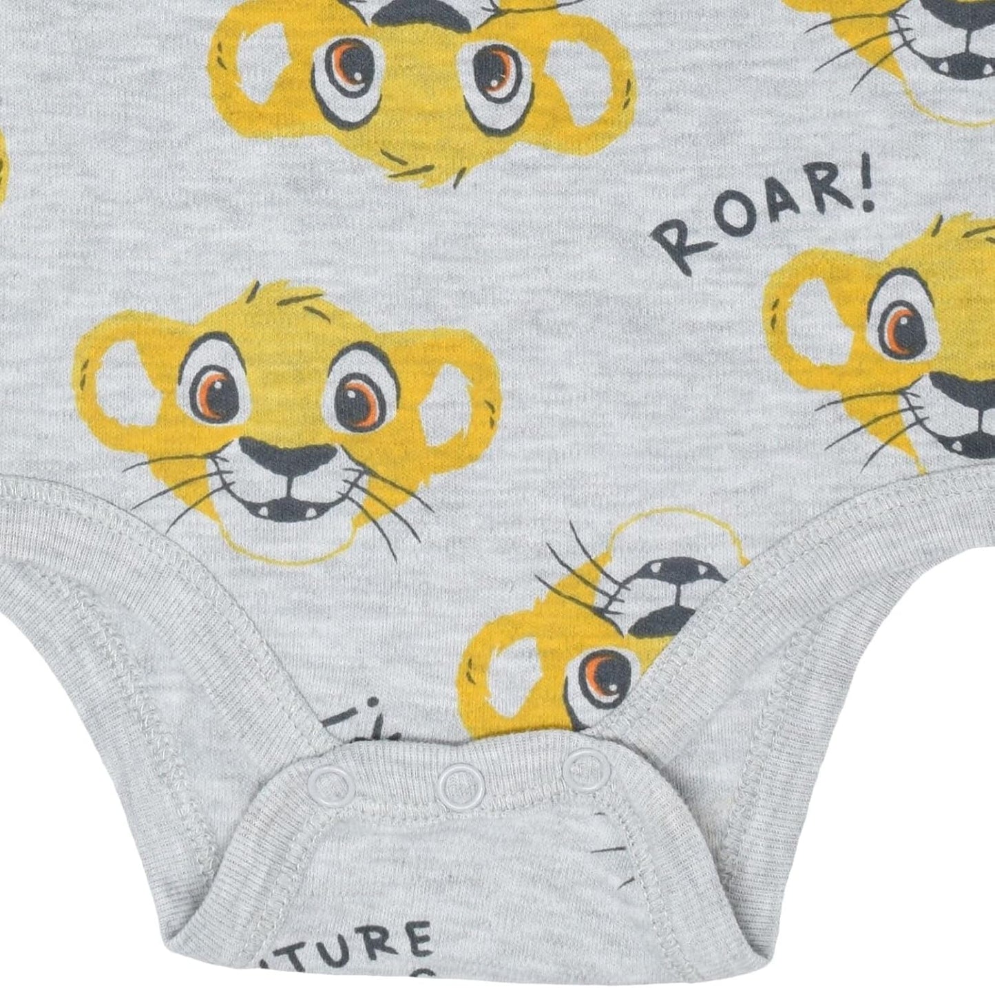 Lion King Winnie the Pooh Mickey Mouse Minnie Mouse Baby 3 Pack Bodysuits Newborn to Infant