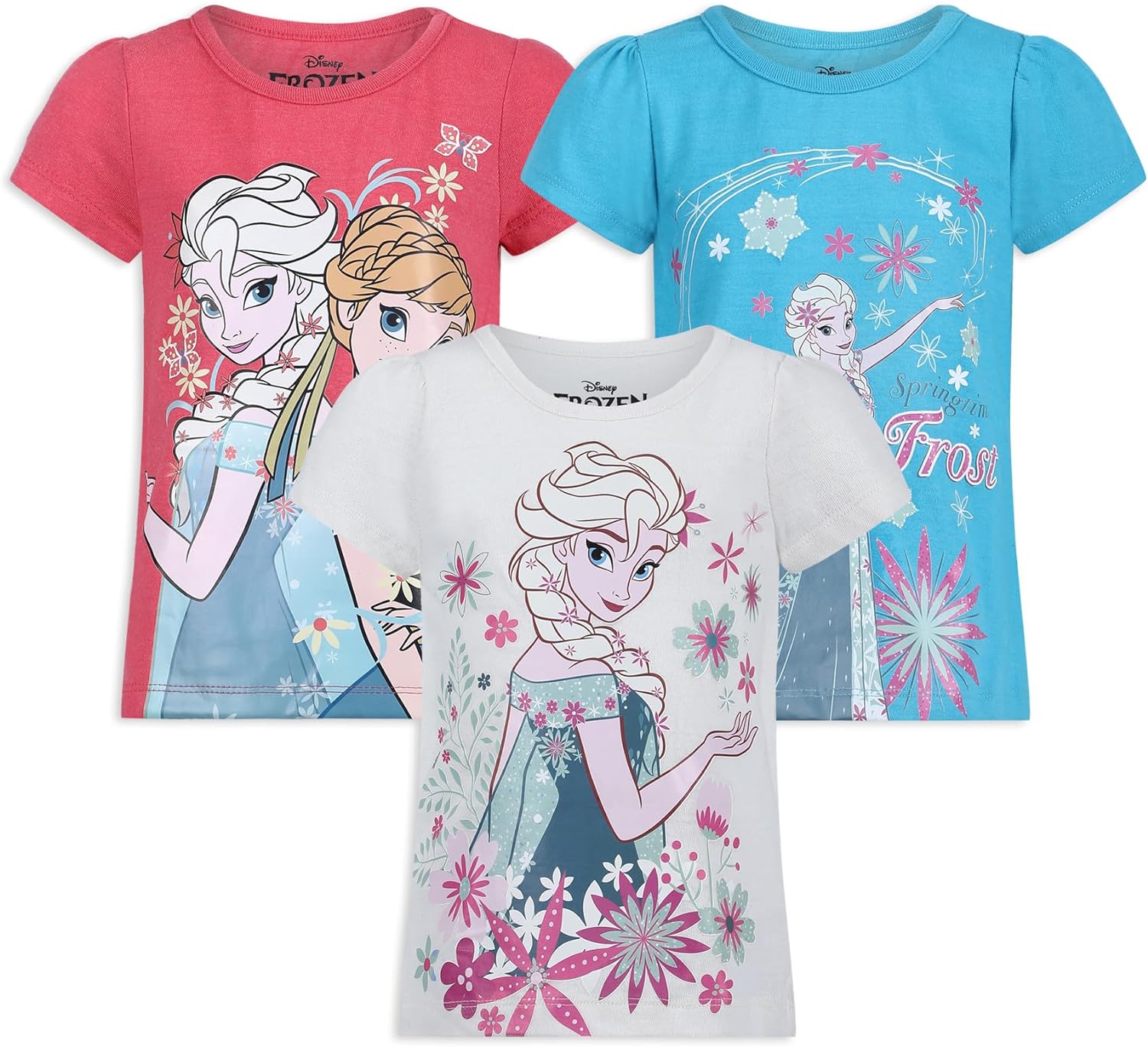 Pack 3 Camisetas, Frozen