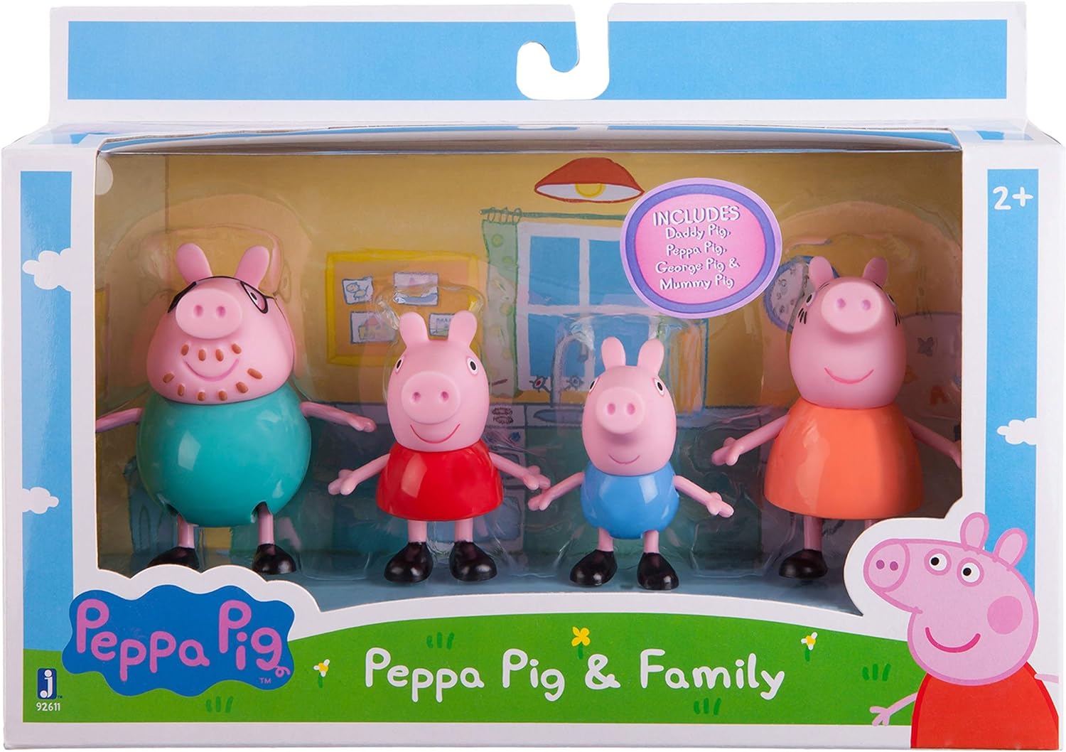 Peppa Pig Paquete familiar de 4 figuras