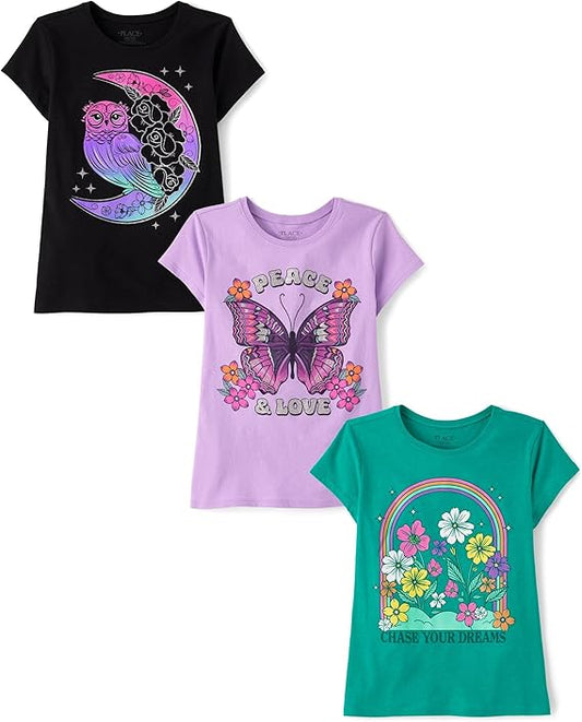 The Children's Place Camisetas gráficas de manga corta