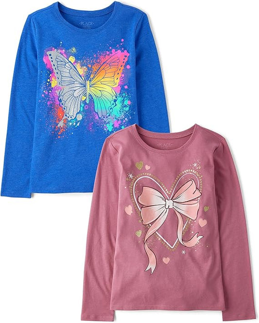 The Children's Place Camisetas estampadas de manga larga