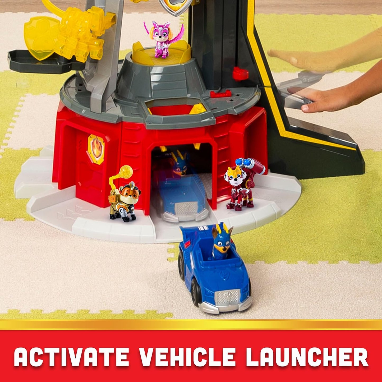 Paw Patrol, Mighty Lookout Tower con 4 figuras