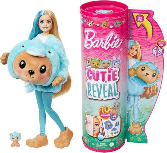 Barbie Muñeca Cutie Reveal y accesorios