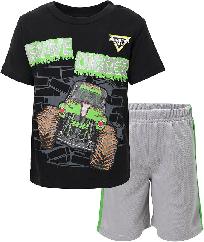 Monster Jam Conjunto de camiseta y pantalones cortos