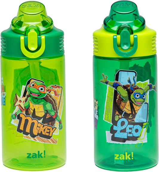 Zak Designs Cubierta de plástico duradera (16 onzas, juego de 2 unidades)