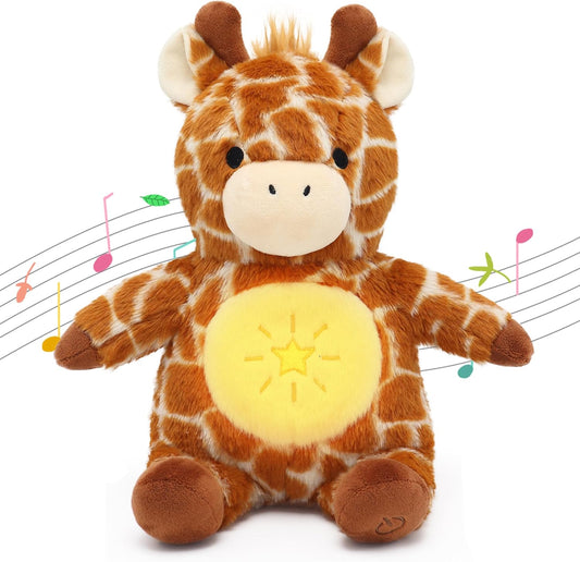 Peluche que respira, con control y temporizador