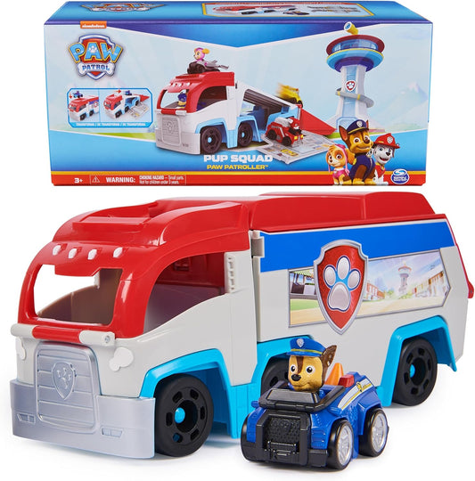 Paw Patrol camión de juguete con auto de juguete